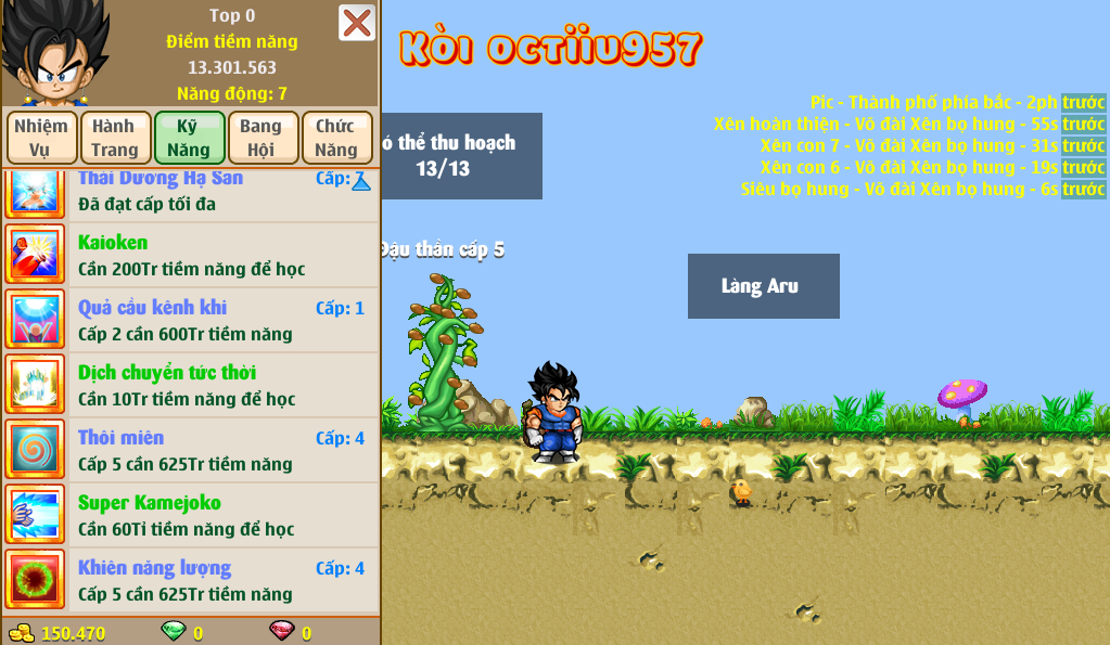 Nick Ngọc Rồng Online VIP giá rẻ, NickDaoquan.Vn, Shop Nick Ngọc Rồng