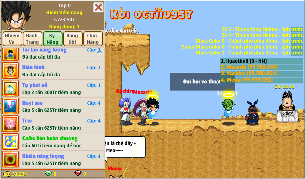 Nick Ngọc Rồng Online VIP giá rẻ, NickDaoquan.Vn, Shop Nick Ngọc Rồng