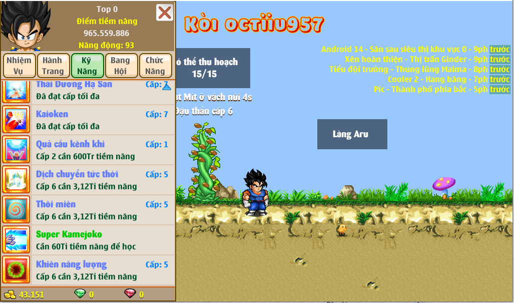 Nick Ngọc Rồng Online VIP giá rẻ, NickDaoQuan.Com, Shop Nick Ngọc Rồng