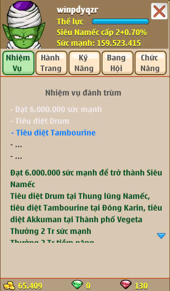 Nick Ngọc Rồng Online VIP giá rẻ, NickDaoquan.Vn, Shop Nick Ngọc Rồng