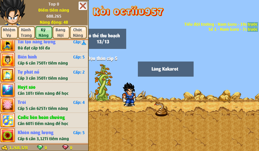 Nick Ngọc Rồng Online VIP giá rẻ, NickDaoquan.Vn, Shop Nick Ngọc Rồng