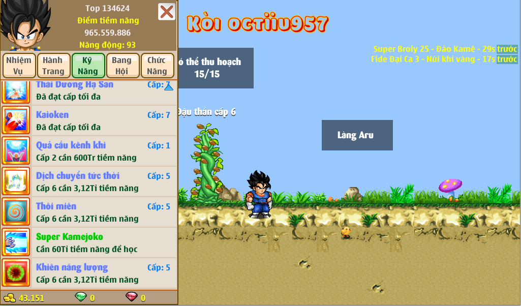 Nick Ngọc Rồng Online VIP giá rẻ, NickDaoquan.Vn, Shop Nick Ngọc Rồng