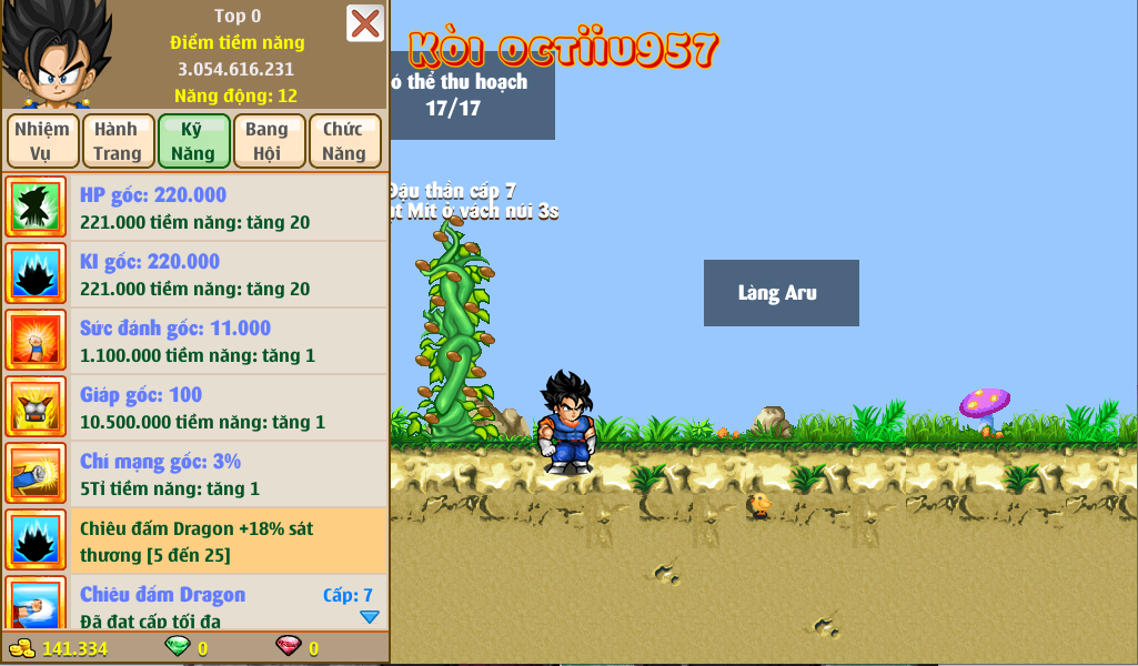 Nick Ngọc Rồng Online VIP giá rẻ, NickDaoQuan.Com, Shop Nick Ngọc Rồng