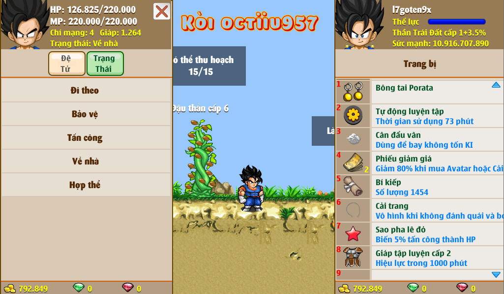 Nick Ngọc Rồng Online VIP giá rẻ, NickDaoQuan.Com, Shop Nick Ngọc Rồng