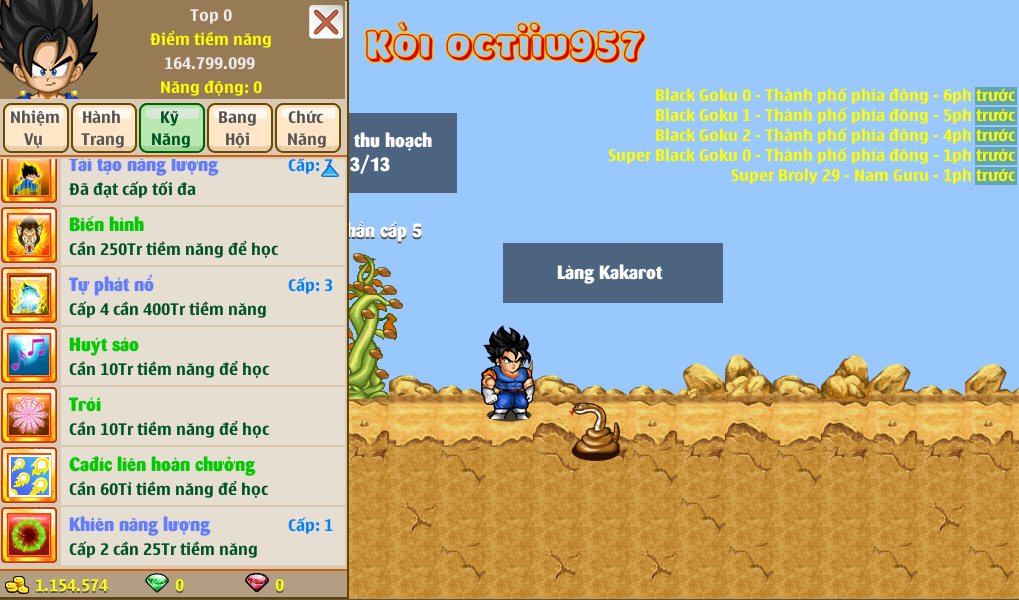 Nick Ngọc Rồng Online VIP giá rẻ, NickDaoquan.Vn, Shop Nick Ngọc Rồng