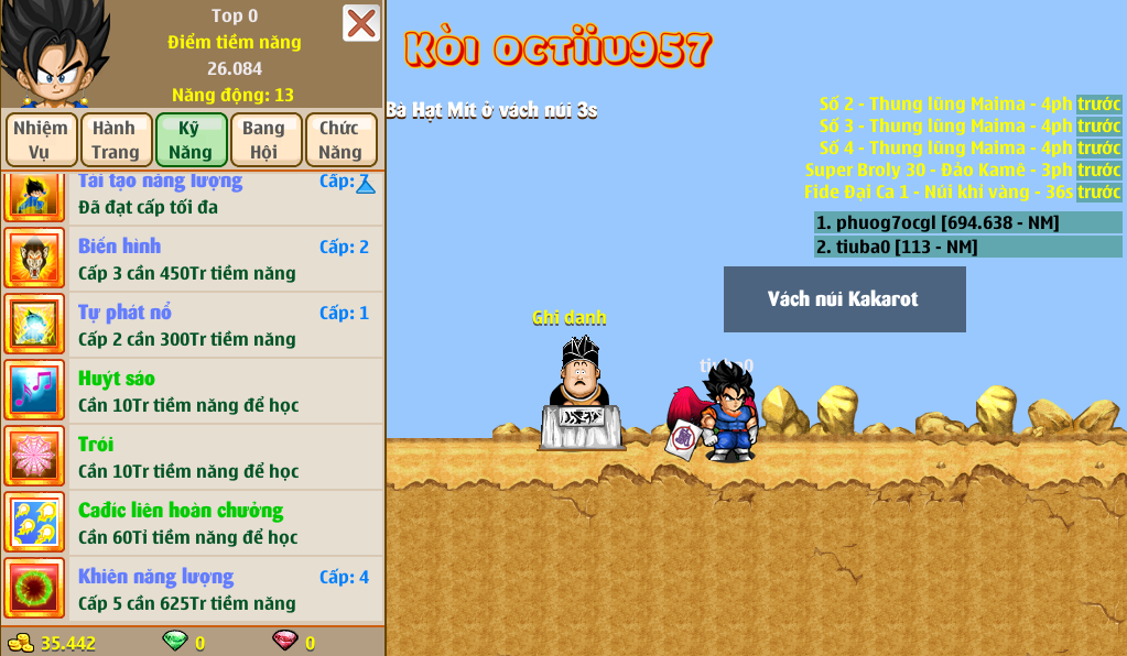 Nick Ngọc Rồng Online VIP giá rẻ, NickDaoquan.Vn, Shop Nick Ngọc Rồng