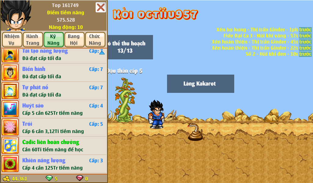 Nick Ngọc Rồng Online VIP giá rẻ, NickDaoquan.Vn, Shop Nick Ngọc Rồng