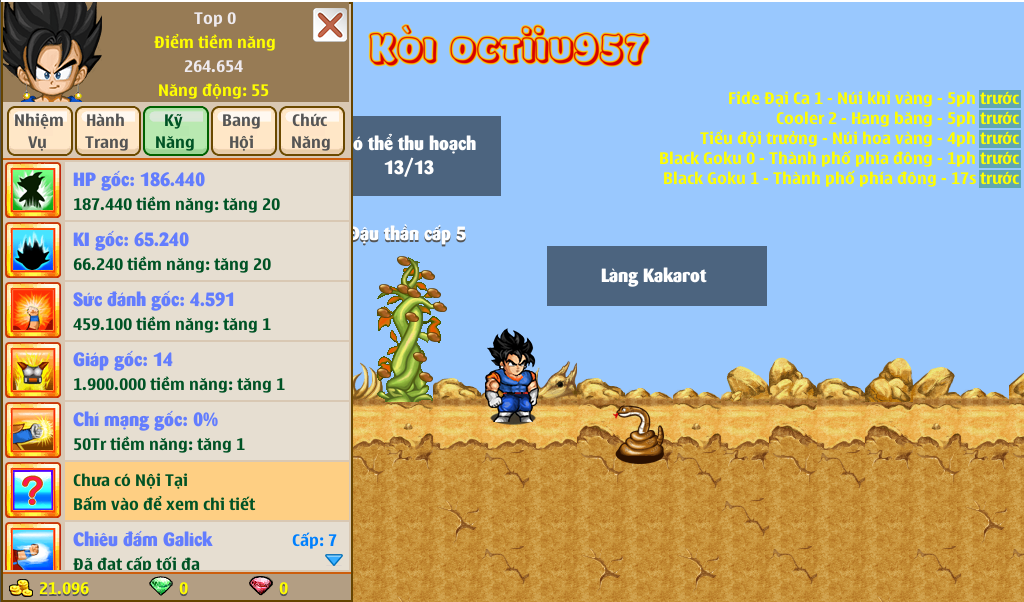 Nick Ngọc Rồng Online VIP giá rẻ, NickDaoquan.Vn, Shop Nick Ngọc Rồng
