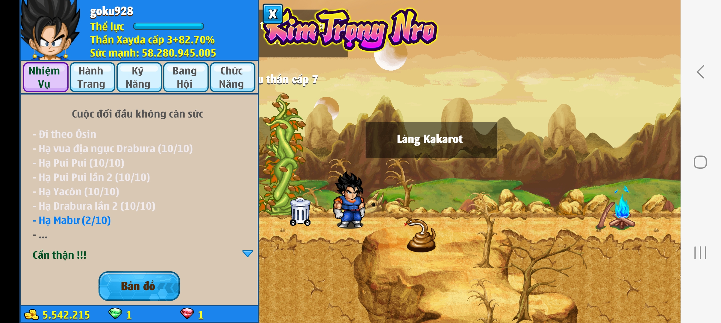 Nick Ngọc Rồng Online VIP giá rẻ, NickDaoquan.Vn, Shop Nick Ngọc Rồng