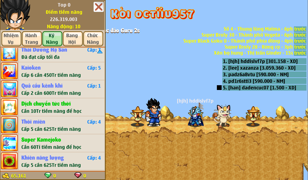 Nick Ngọc Rồng Online VIP giá rẻ, NickDaoquan.Vn, Shop Nick Ngọc Rồng