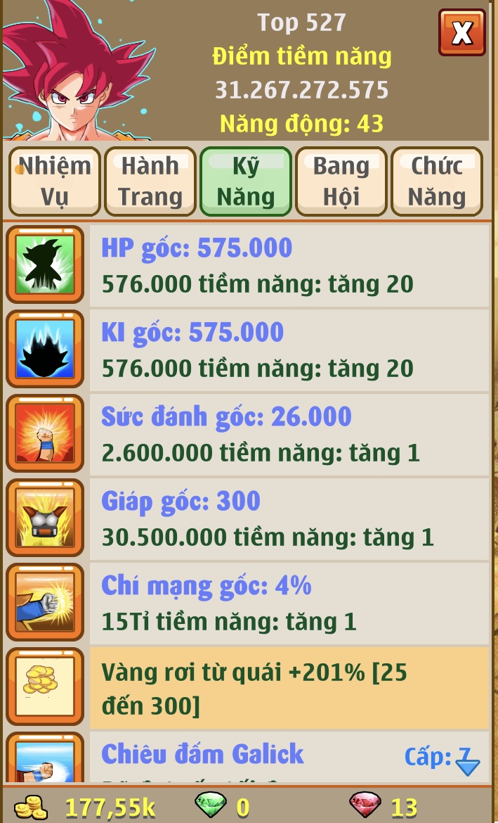 Nick Ngọc Rồng Online VIP giá rẻ, NickDaoquan.Vn, Shop Nick Ngọc Rồng
