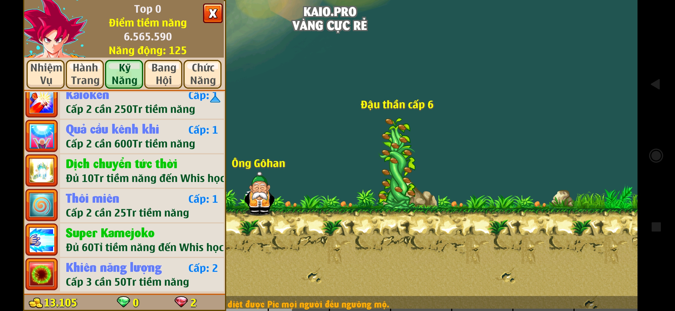 Nick Ngọc Rồng Online VIP giá rẻ, NickDaoquan.Vn, Shop Nick Ngọc Rồng