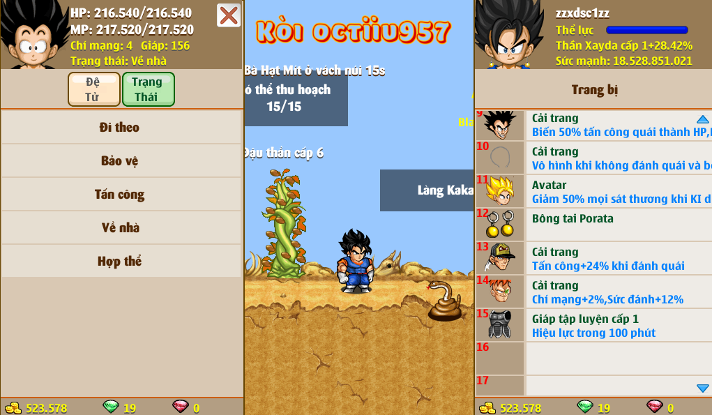 Nick Ngọc Rồng Online VIP giá rẻ, NickDaoquan.Vn, Shop Nick Ngọc Rồng