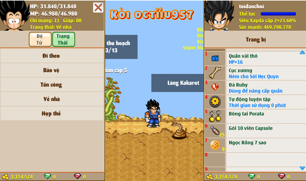 Nick Ngọc Rồng Online VIP giá rẻ, NickDaoquan.Vn, Shop Nick Ngọc Rồng