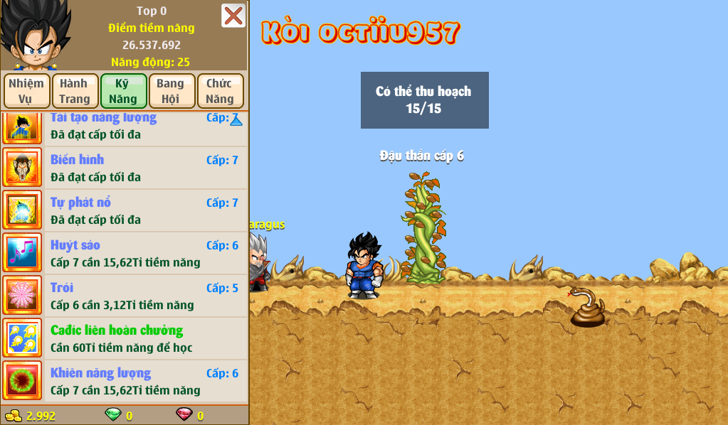 Nick Ngọc Rồng Online VIP giá rẻ, NickDaoquan.Vn, Shop Nick Ngọc Rồng