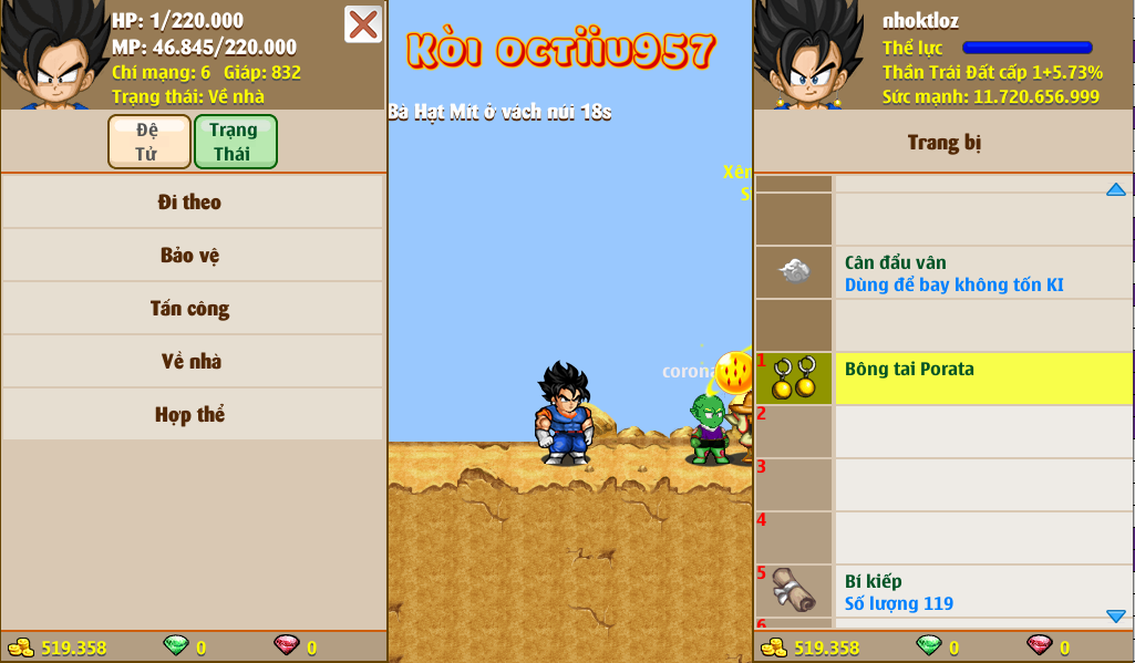 Nick Ngọc Rồng Online VIP giá rẻ, NickDaoQuan.Com, Shop Nick Ngọc Rồng