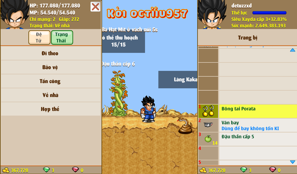 Nick Ngọc Rồng Online VIP giá rẻ, NickDaoquan.Vn, Shop Nick Ngọc Rồng