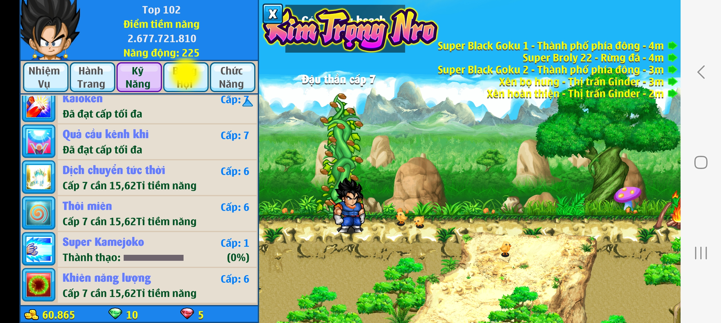Nick Ngọc Rồng Online VIP giá rẻ, NickDaoquan.Vn, Shop Nick Ngọc Rồng