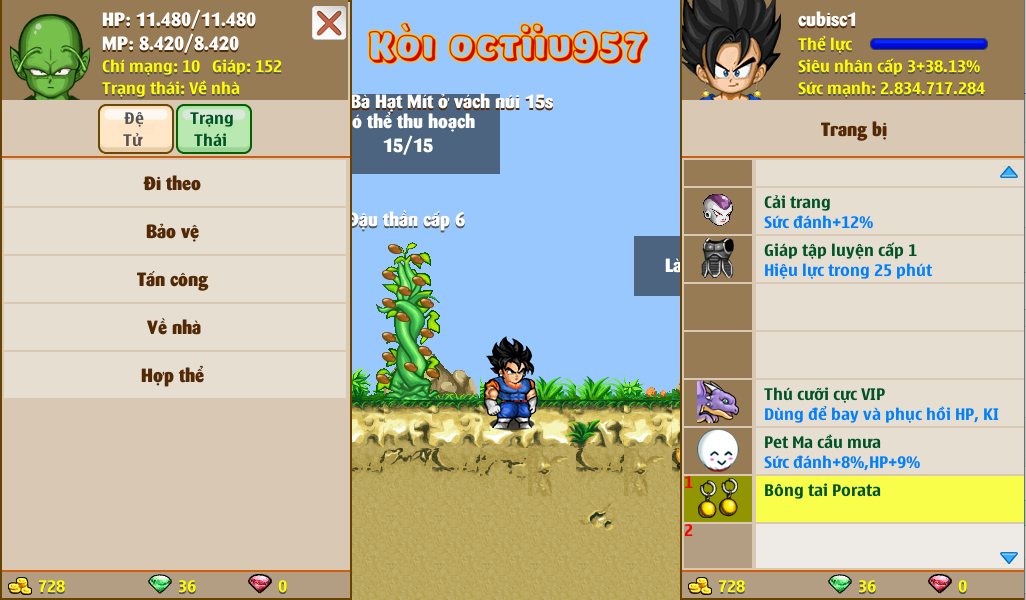 Nick Ngọc Rồng Online VIP giá rẻ, NickDaoQuan.Com, Shop Nick Ngọc Rồng