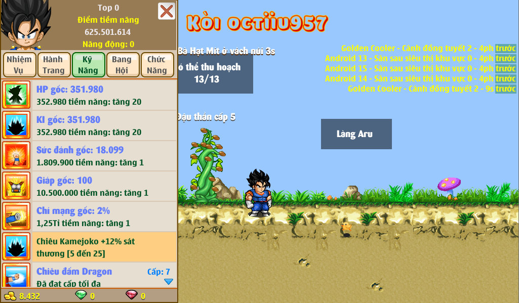 Nick Ngọc Rồng Online VIP giá rẻ, NickDaoQuan.Com, Shop Nick Ngọc Rồng