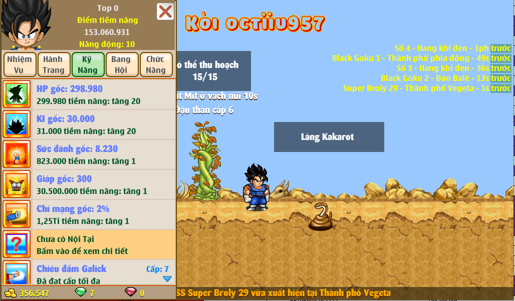 Nick Ngọc Rồng Online VIP giá rẻ, NickDaoQuan.Com, Shop Nick Ngọc Rồng