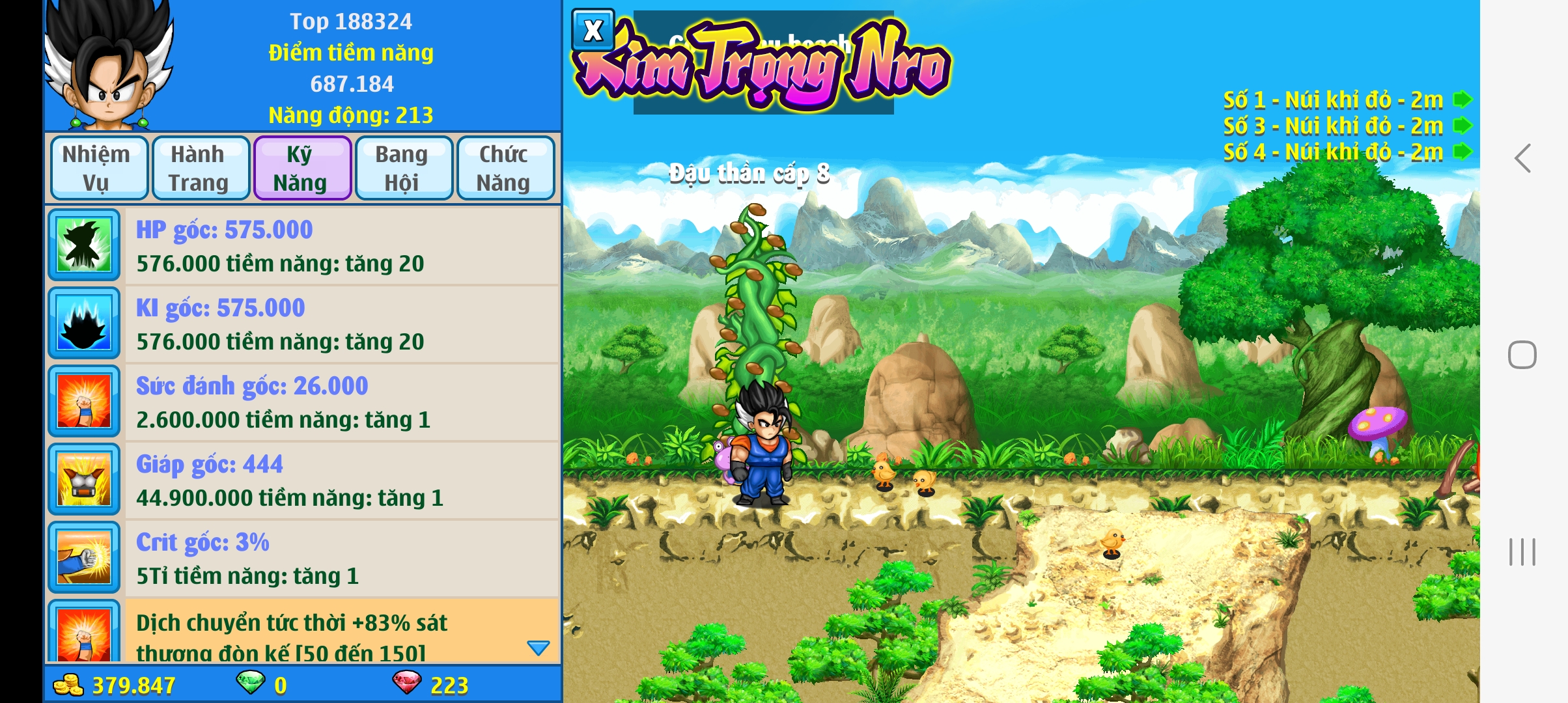 Nick Ngọc Rồng Online VIP giá rẻ, NickDaoquan.Vn, Shop Nick Ngọc Rồng