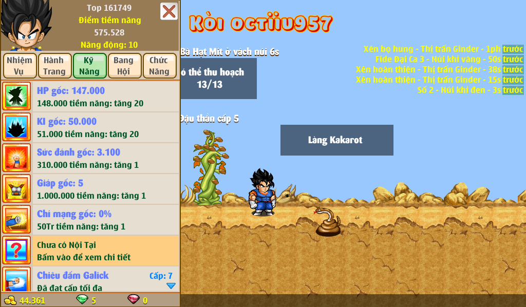 Nick Ngọc Rồng Online VIP giá rẻ, NickDaoquan.Vn, Shop Nick Ngọc Rồng