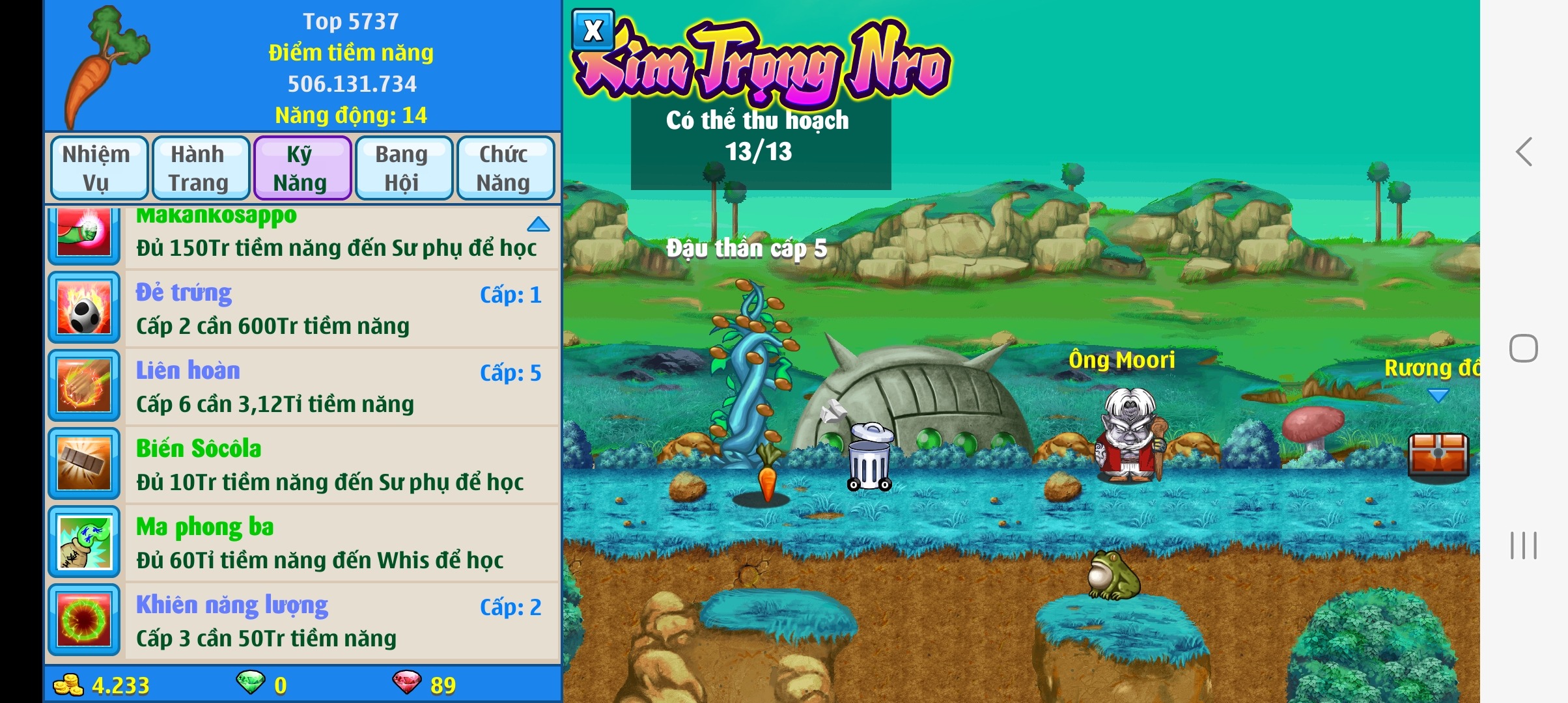 Nick Ngọc Rồng Online VIP giá rẻ, NickDaoquan.Vn, Shop Nick Ngọc Rồng