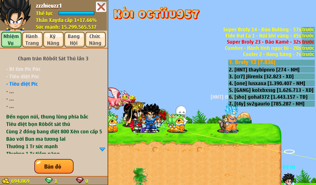 Nick Ngọc Rồng Online VIP giá rẻ, NickDaoQuan.Com, Shop Nick Ngọc Rồng