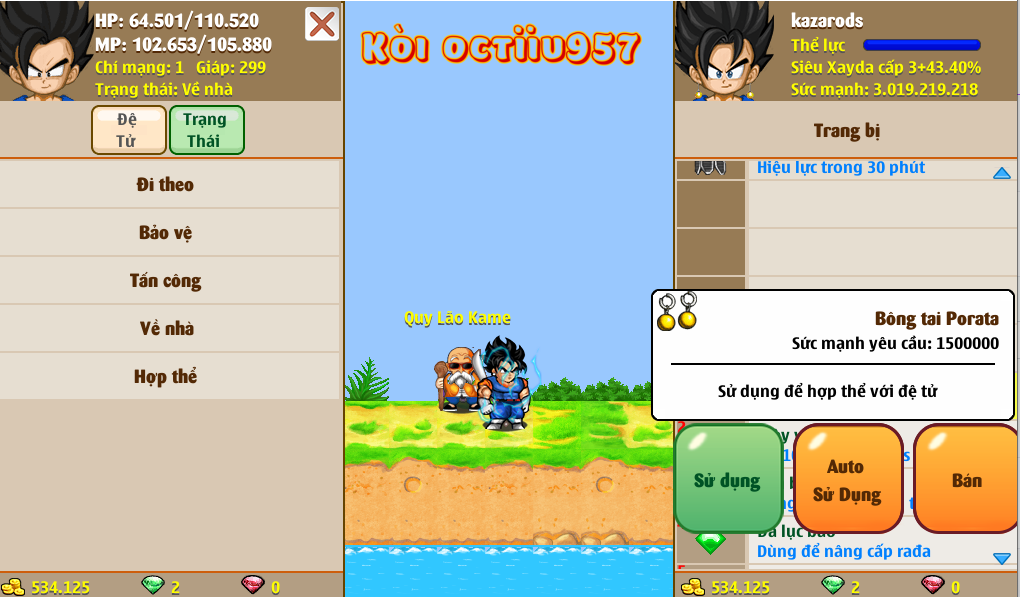 Nick Ngọc Rồng Online VIP giá rẻ, NickDaoQuan.Com, Shop Nick Ngọc Rồng