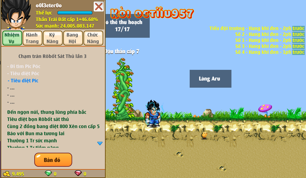 Nick Ngọc Rồng Online VIP giá rẻ, NickDaoquan.Vn, Shop Nick Ngọc Rồng