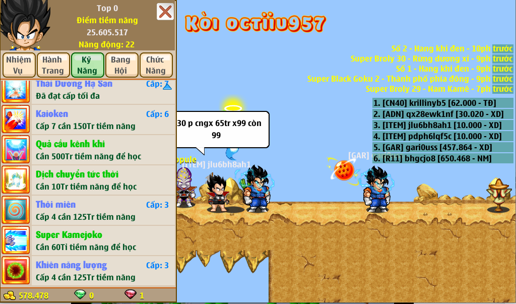 Nick Ngọc Rồng Online VIP giá rẻ, NickDaoquan.Vn, Shop Nick Ngọc Rồng