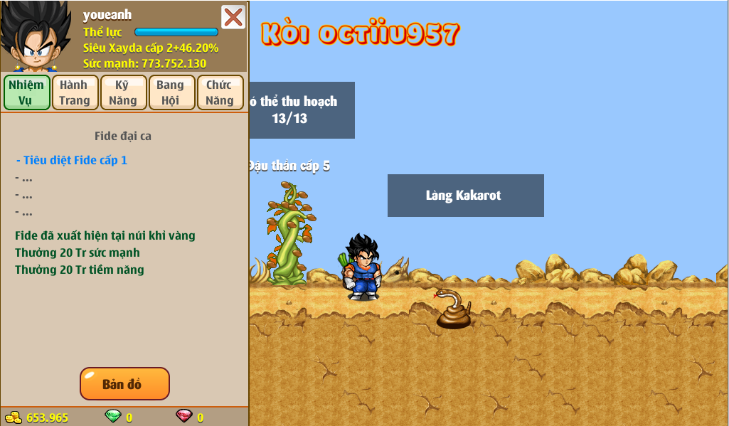 Nick Ngọc Rồng Online VIP giá rẻ, NickDaoquan.Vn, Shop Nick Ngọc Rồng
