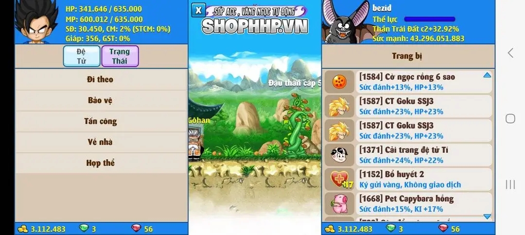 Nick Ngọc Rồng Online VIP giá rẻ, NickDaoquan.Vn, Shop Nick Ngọc Rồng