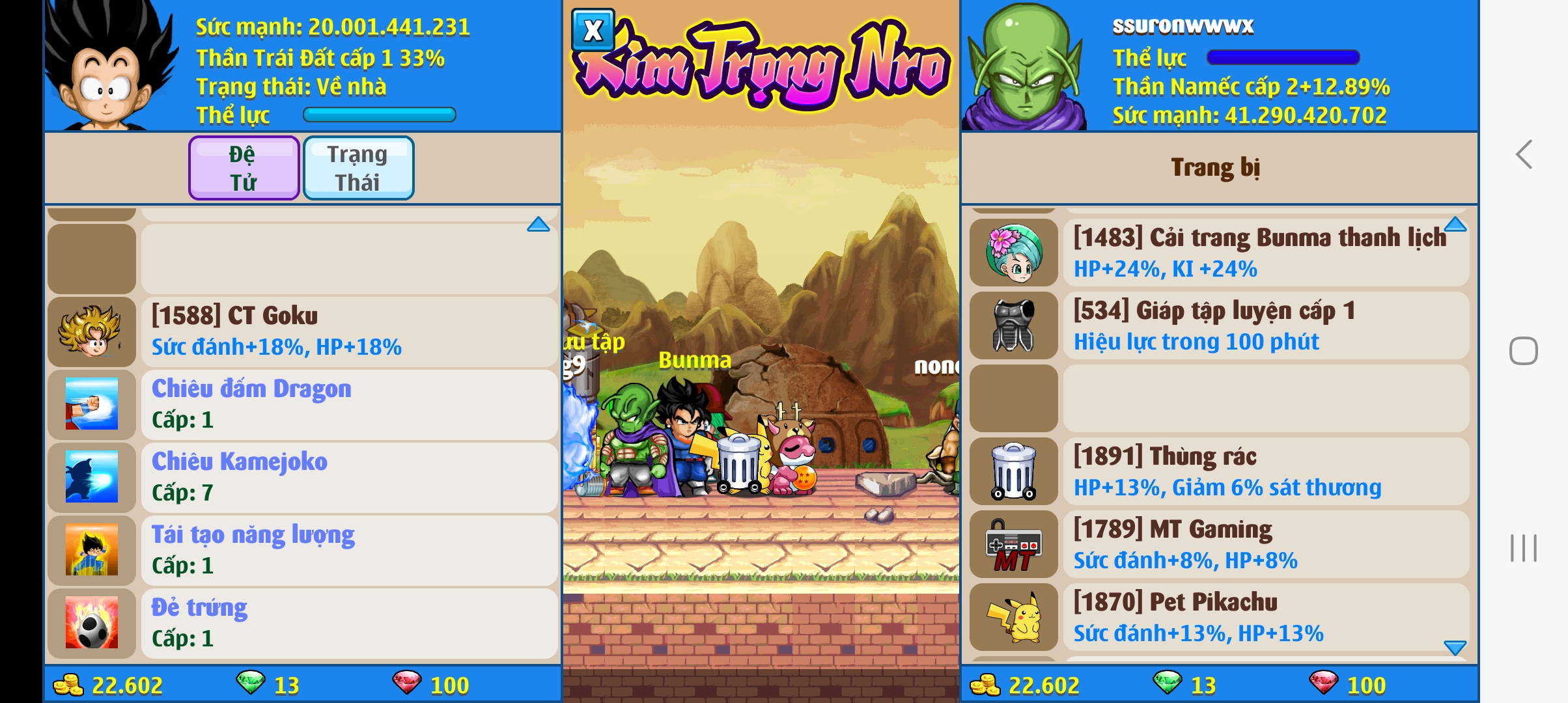 Nick Ngọc Rồng Online VIP giá rẻ, NickDaoquan.Vn, Shop Nick Ngọc Rồng