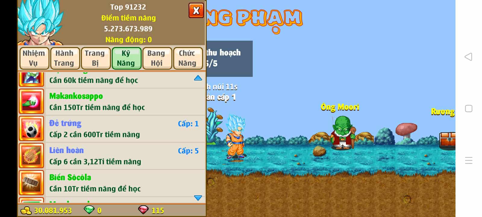 Nick Ngọc Rồng Online VIP giá rẻ, NickDaoquan.Vn, Shop Nick Ngọc Rồng