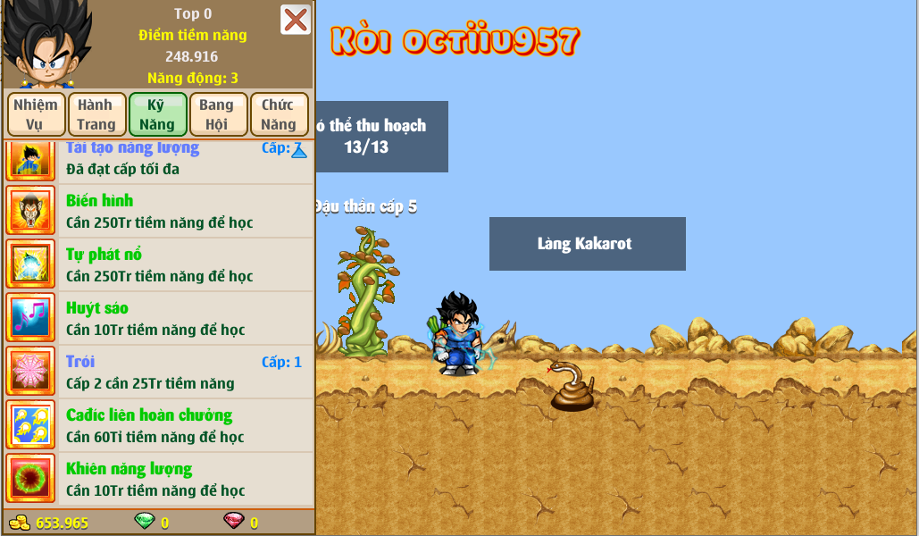 Nick Ngọc Rồng Online VIP giá rẻ, NickDaoquan.Vn, Shop Nick Ngọc Rồng