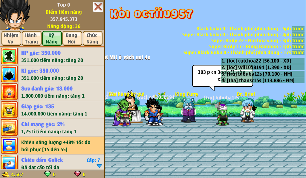 Nick Ngọc Rồng Online VIP giá rẻ, NickDaoQuan.Com, Shop Nick Ngọc Rồng