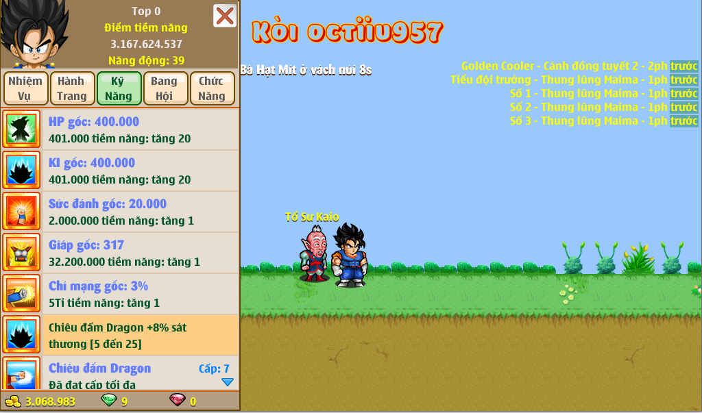 Nick Ngọc Rồng Online VIP giá rẻ, NickDaoQuan.Com, Shop Nick Ngọc Rồng