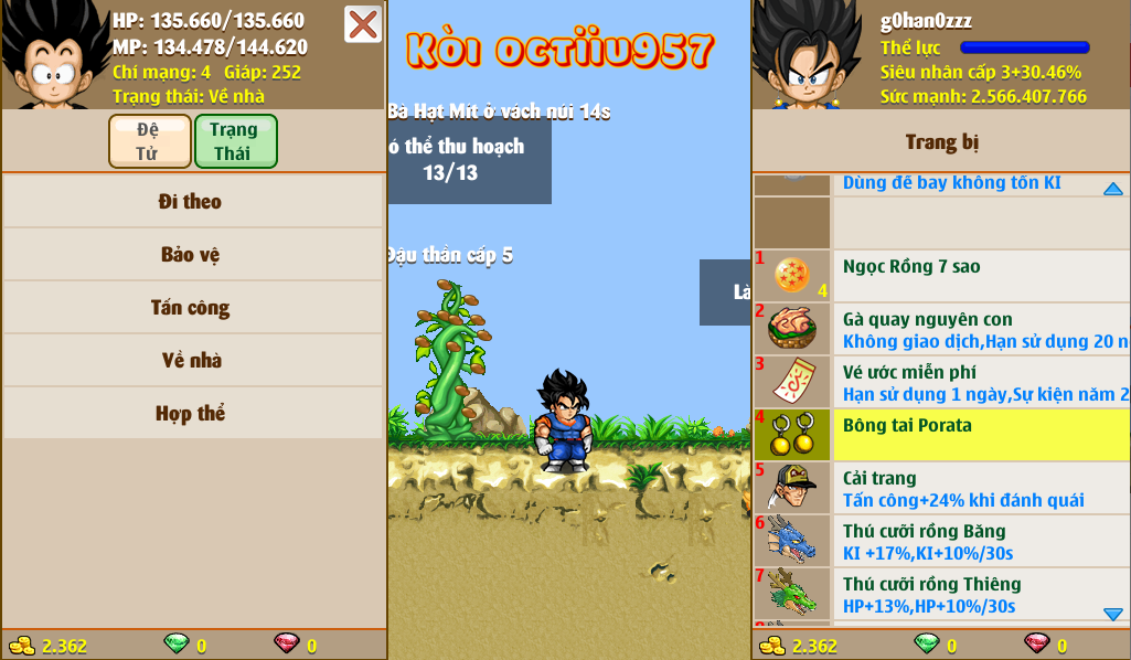 Nick Ngọc Rồng Online VIP giá rẻ, NickDaoQuan.Com, Shop Nick Ngọc Rồng