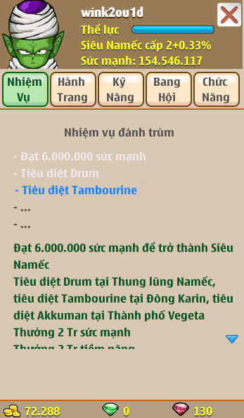 Nick Ngọc Rồng Online VIP giá rẻ, NickDaoquan.Vn, Shop Nick Ngọc Rồng