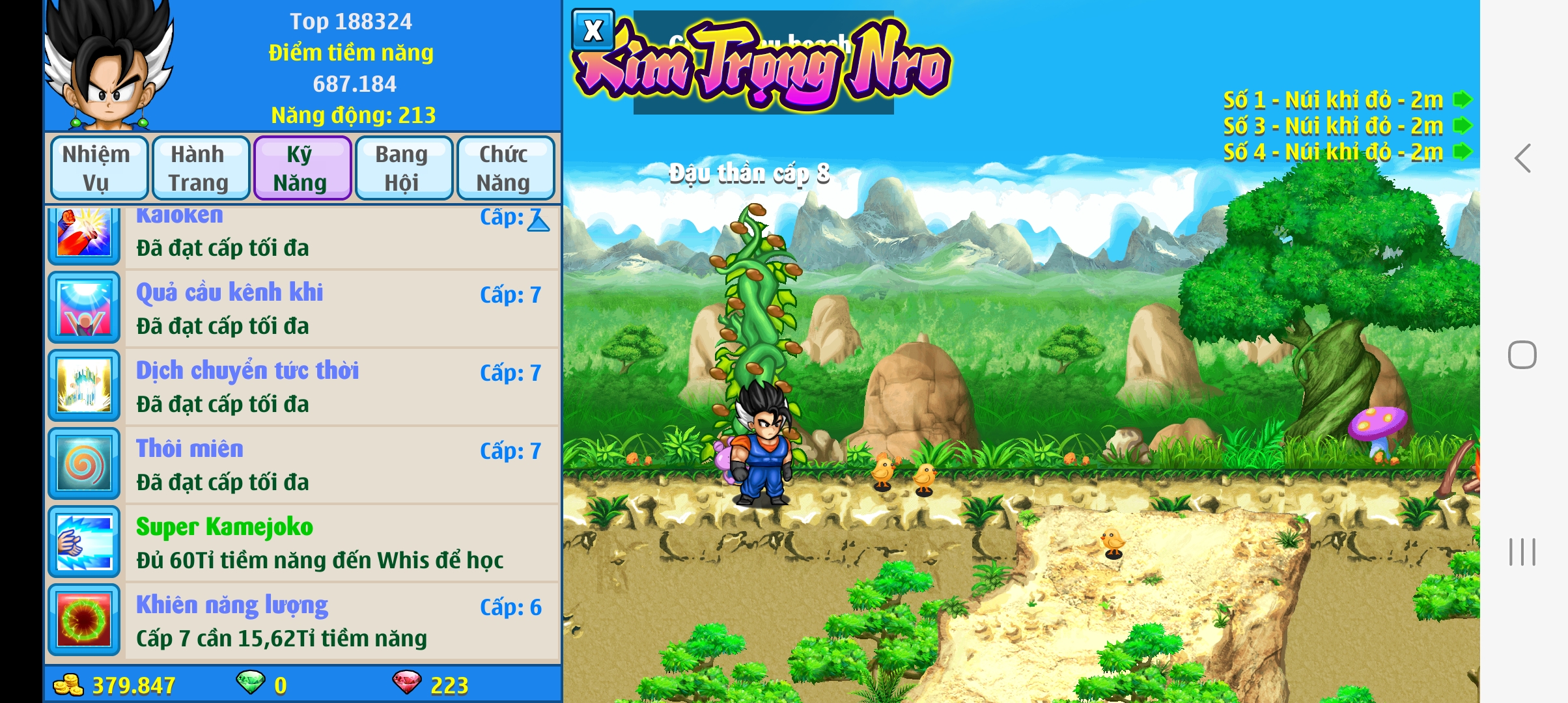 Nick Ngọc Rồng Online VIP giá rẻ, NickDaoquan.Vn, Shop Nick Ngọc Rồng