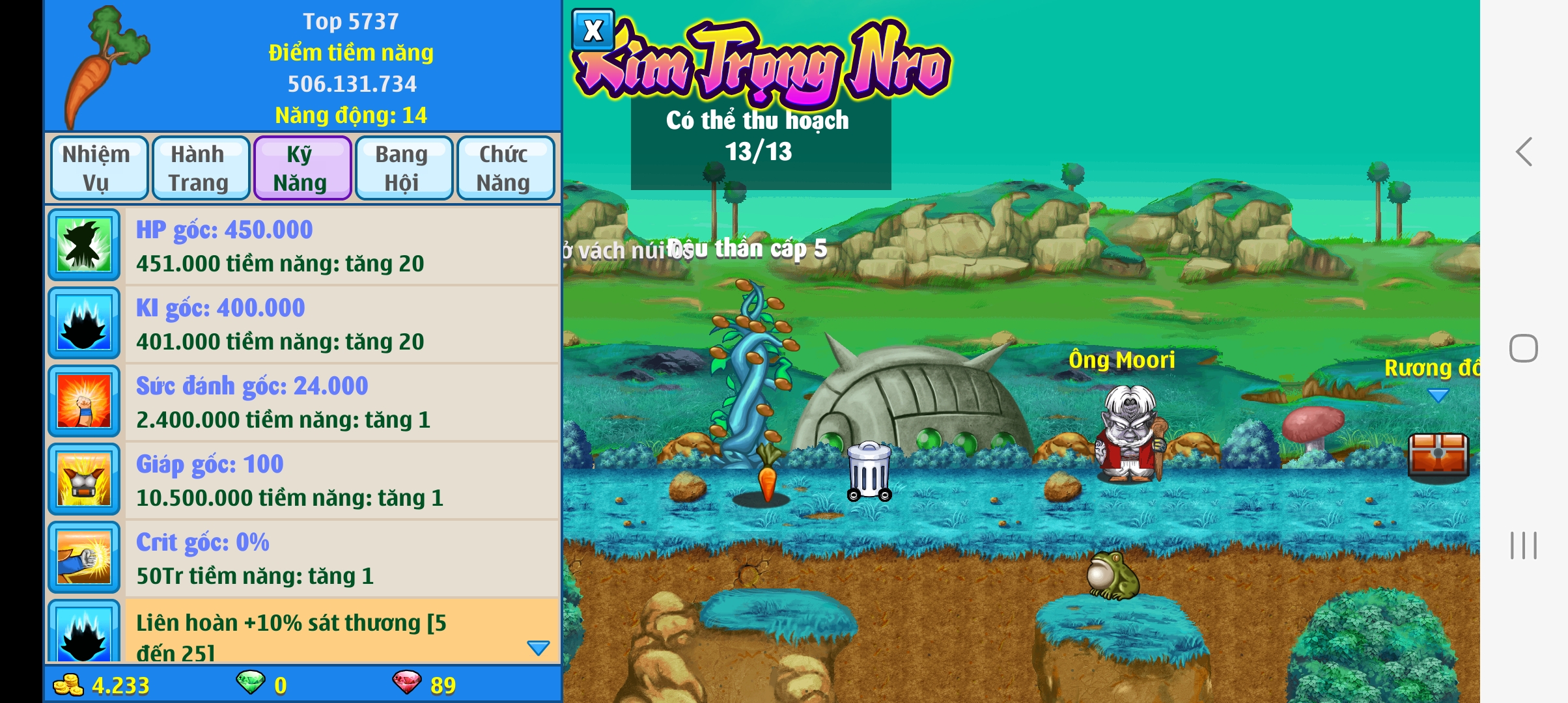 Nick Ngọc Rồng Online VIP giá rẻ, NickDaoquan.Vn, Shop Nick Ngọc Rồng
