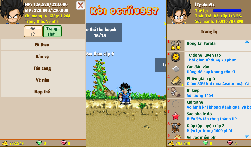 Nick Ngọc Rồng Online VIP giá rẻ, NickDaoQuan.Com, Shop Nick Ngọc Rồng