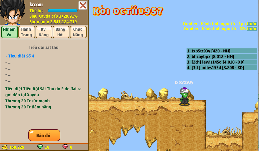 Nick Ngọc Rồng Online VIP giá rẻ, NickDaoQuan.Com, Shop Nick Ngọc Rồng