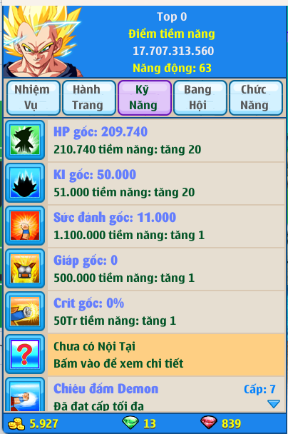 Nick Ngọc Rồng Online VIP giá rẻ, NickDaoQuan.Com, Shop Nick Ngọc Rồng