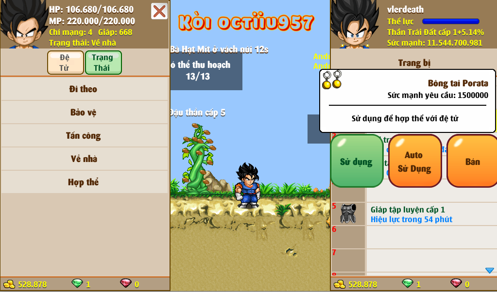 Nick Ngọc Rồng Online VIP giá rẻ, NickDaoQuan.Com, Shop Nick Ngọc Rồng