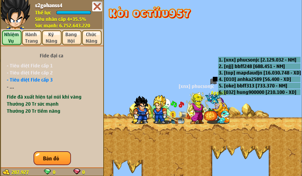 Nick Ngọc Rồng Online VIP giá rẻ, NickDaoQuan.Com, Shop Nick Ngọc Rồng