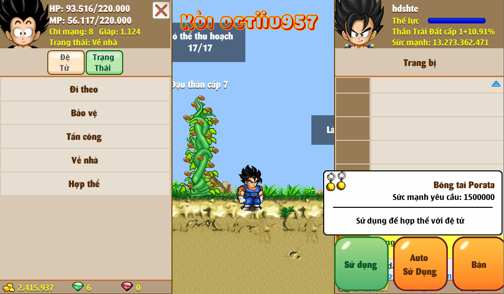 Nick Ngọc Rồng Online VIP giá rẻ, NickDaoQuan.Com, Shop Nick Ngọc Rồng