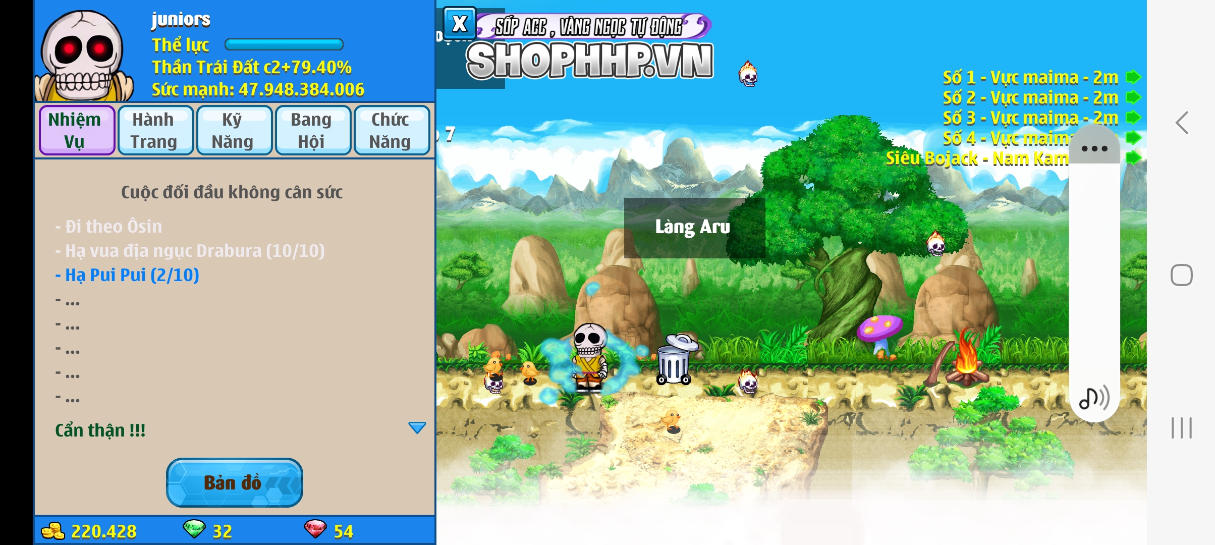 Nick Ngọc Rồng Online VIP giá rẻ, NickDaoquan.Vn, Shop Nick Ngọc Rồng